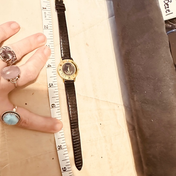 Bulova Accutron Quartz Watch President’s Award Diamond Accent Speidel Gen Lizard main image 4